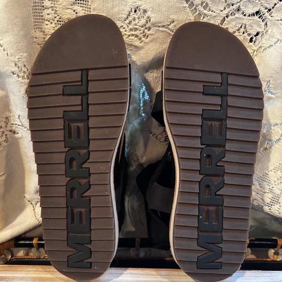 Merrill Women's Black Strappy Sandals sz5 - Picture 4 of 8